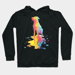 Dripping Color Hound Hoodie